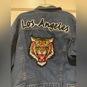 ASOS Boom Boom Jeans Denim Jacket with Patches